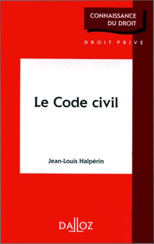 Stock image for Le Code civil (Connaissance du droit) (French Edition) for sale by dsmbooks
