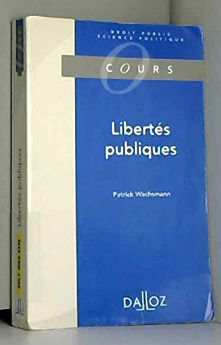 Beispielbild fr Liberts publiques zum Verkauf von Ammareal