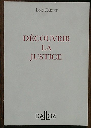 Stock image for Dcouvrir la justice for sale by medimops