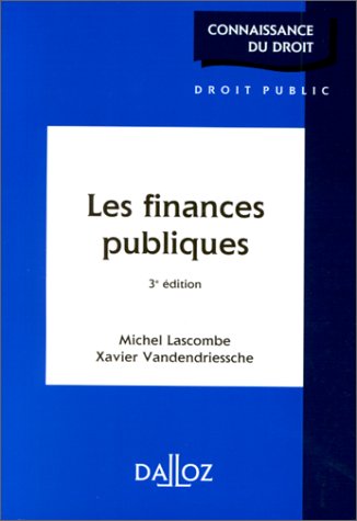 Beispielbild fr LES FINANCES PUBLIQUES. 3me dition zum Verkauf von Ammareal