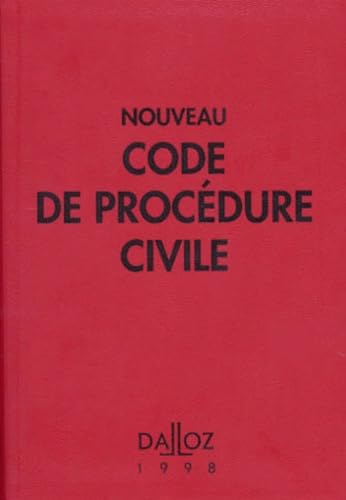 9782247029600: Nouveau code de procdure civile 1998: Code de procdure civile, Code de l'organisation judiciaire, Voies d'excution