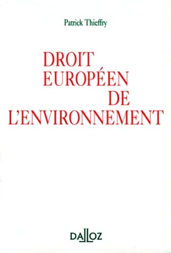 Stock image for Droit europen de l'environnement for sale by medimops