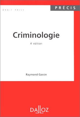 Imagen de archivo de Criminologie 4 eme edition a la venta por LiLi - La Libert des Livres