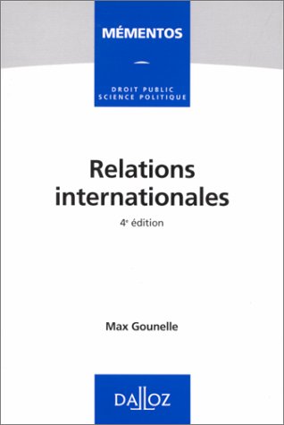Beispielbild fr Relations internationales. 4e dition zum Verkauf von Librairie La MASSENIE  MONTOLIEU