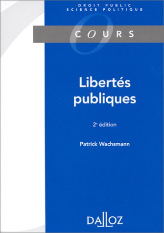 Stock image for Liberts publiques for sale by LiLi - La Libert des Livres