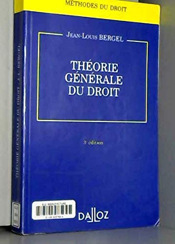 Imagen de archivo de Thorie gnrale du droit - 3e d. a la venta por Ammareal