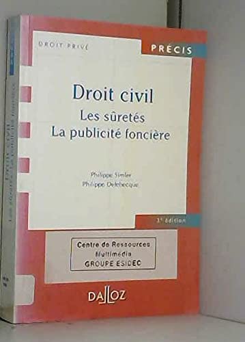 Imagen de archivo de Droit civil : Les srets - La publicit foncire a la venta por Ammareal