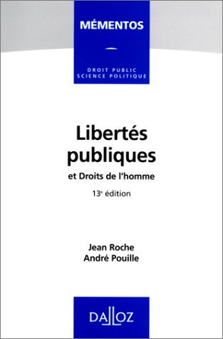 Beispielbild fr Liberts publiques, et, Droits de l'homme zum Verkauf von Tamery