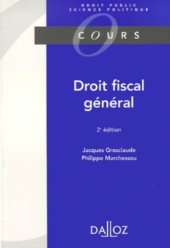 9782247033591: Droit fiscal gnral