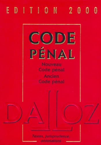 Beispielbild fr CODE PENAL. Edition 2000 zum Verkauf von Ammareal