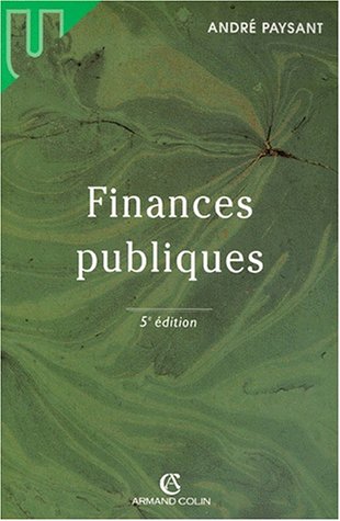 Stock image for FINANCES PUBLIQUES. 5me dition for sale by Ammareal