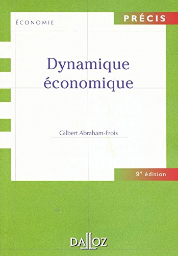 Imagen de archivo de Dynamique conomique a la venta por medimops