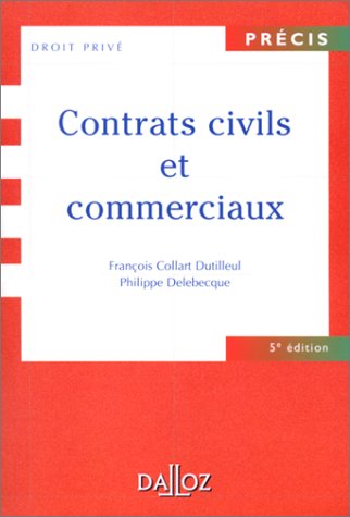 Stock image for Contrats civils et commerciaux for sale by A TOUT LIVRE