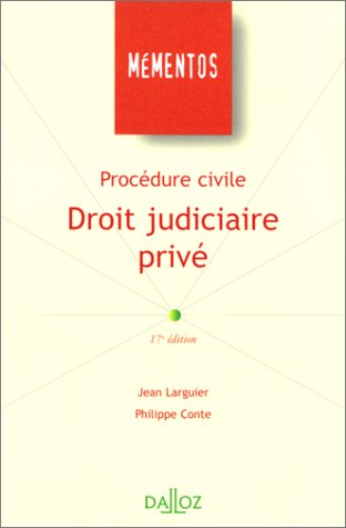 Stock image for Procdure civile : droit judiciaire priv, 17e dition for sale by medimops