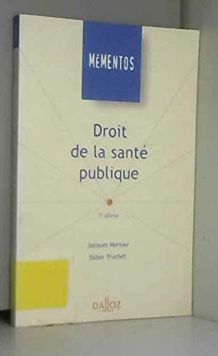 Beispielbild fr Droit de la sant publique zum Verkauf von Ammareal