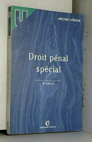 Beispielbild fr Droit pnal spcial, 8e dition zum Verkauf von Ammareal