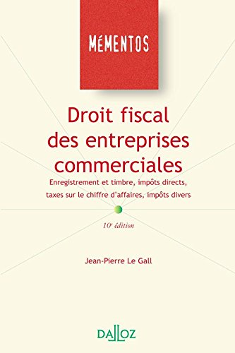 Beispielbild fr Droit fiscal des entreprises commerciales zum Verkauf von medimops