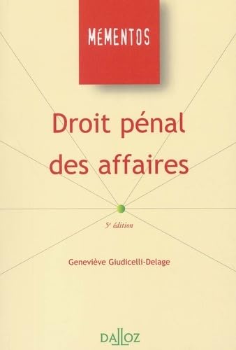 9782247043590: Droit pnal des affaires