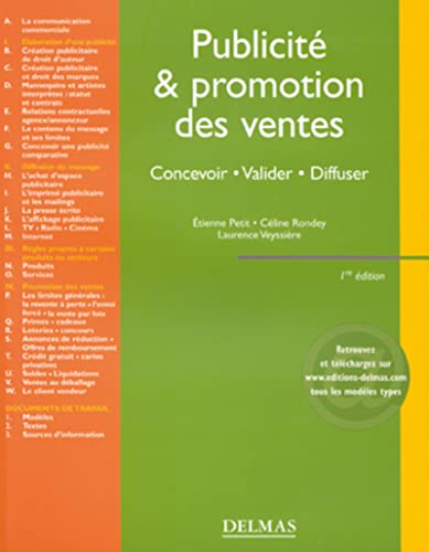 Beispielbild fr Publicit & promotion des ventes - Concevoir . Valider . Diffuser_ - 1re d. zum Verkauf von Buchpark