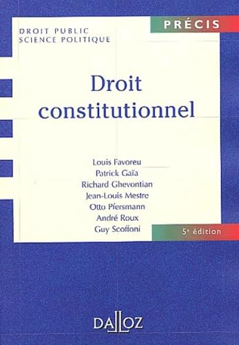 9782247047673: Droit constitutionnel