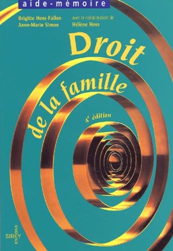 Imagen de archivo de Droit de la famille : 4me dition a la venta por Ammareal