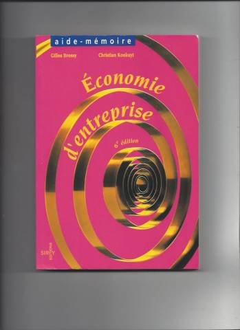 Stock image for Economie d'entreprise. : 6me dition for sale by Ammareal