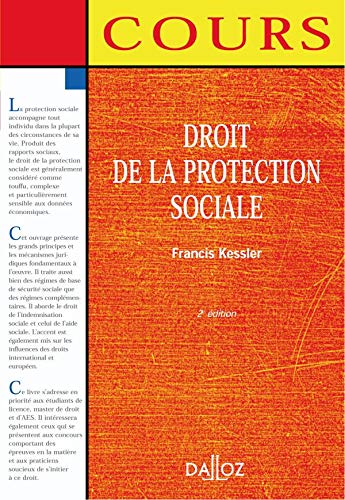 Stock image for Droit de la protection sociale for sale by Chapitre.com : livres et presse ancienne