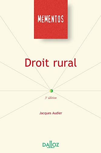 Stock image for Droit Rural for sale by RECYCLIVRE
