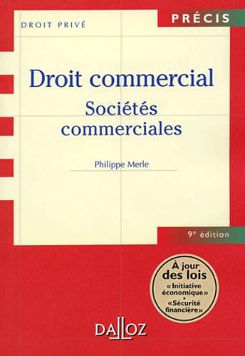 9782247050895: Droit commercial : Socits commerciales