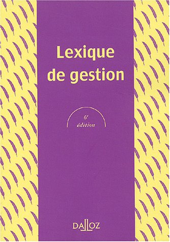 Stock image for Lexique de gestion for sale by Ammareal