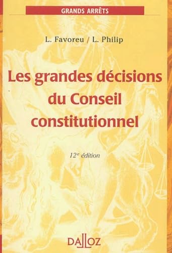 9782247051755: Les grandes dcisions du Conseil constitutionnel