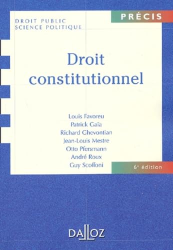 9782247051786: Droit constitutionnel
