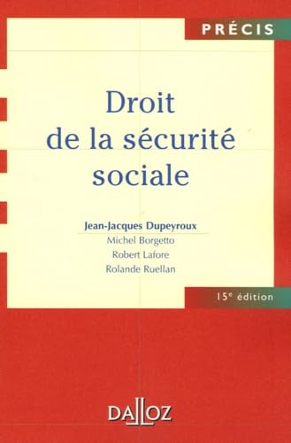 9782247052127: Droit de la Scurit sociale