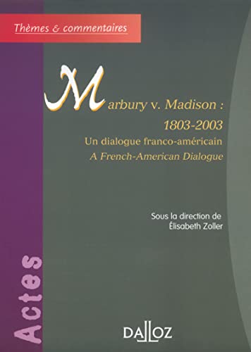 Stock image for Marbury v. Madison, 1803-2003 for sale by Chapitre.com : livres et presse ancienne