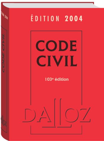 Stock image for Code civil 2004 for sale by D2D Books