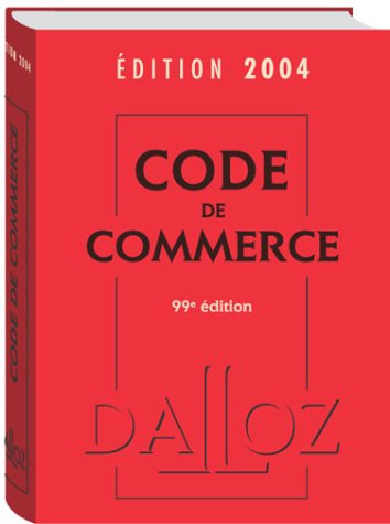 Stock image for Code de commerce 2004 for sale by Ammareal