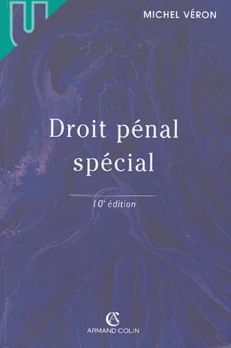 Beispielbild fr Droit pnal spcial zum Verkauf von Ammareal