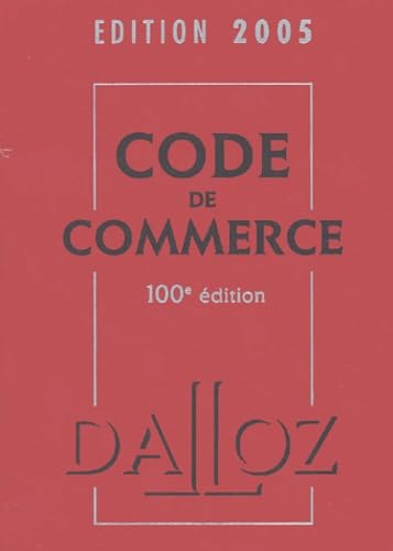 9782247057238: Code de commerce 2005