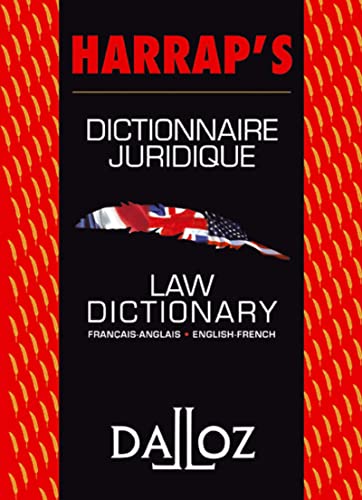 Beispielbild fr Dictionnaire juridique franais-anglais / anglais-franais : Law Dictionary French-English/English-French (Harrap's - Dalloz) (French and English Edition) zum Verkauf von Gallix