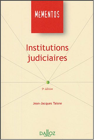 9782247058587: Institutions judiciaires