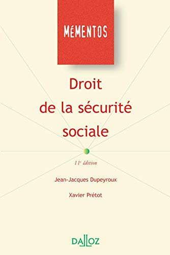 Imagen de archivo de DROIT DE LA SECURITE SOCIALE a la venta por Librairie rpgraphic