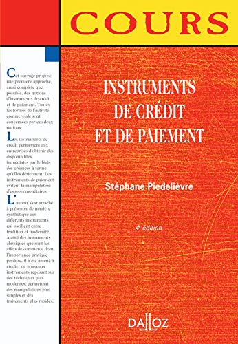 Stock image for Instruments de crdit et de paiement for sale by Ammareal