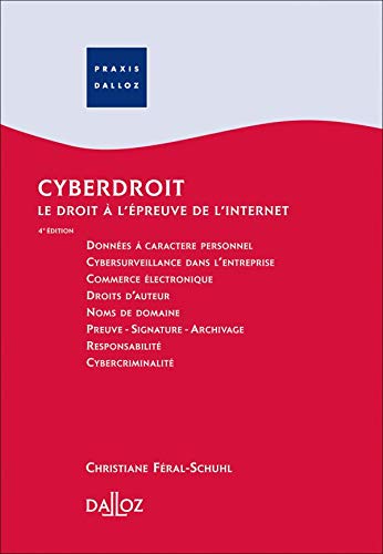 Beispielbild fr Cyberdroit : Le droit  l'preuve de l'internet zum Verkauf von Ammareal
