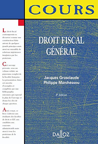 Stock image for Droit fiscal gnral 2005 for sale by Ammareal