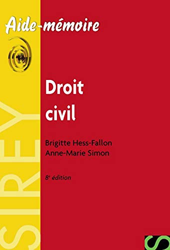 Droit civil - Anne-Marie Simon et Brigitte Hess-Fallon