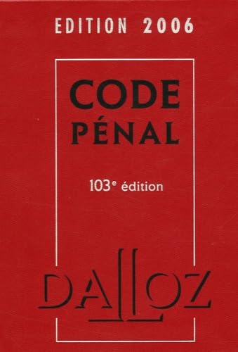 9782247062027: Code pnal: Edition 2006