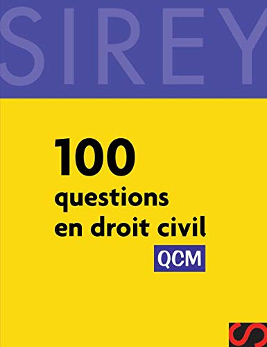 Stock image for 100 questions en droit civil - 1re dition for sale by Ammareal