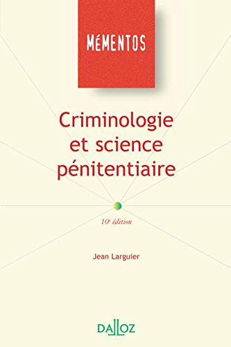 Beispielbild fr Criminologie et science p nitentiaire zum Verkauf von WorldofBooks