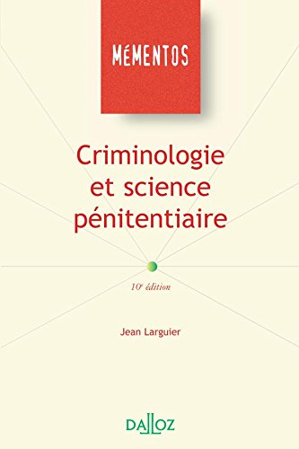 Stock image for Criminologie et science p nitentiaire for sale by WorldofBooks