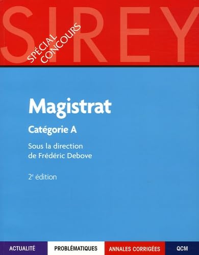 9782247063246: Magistrat: Catgorie A